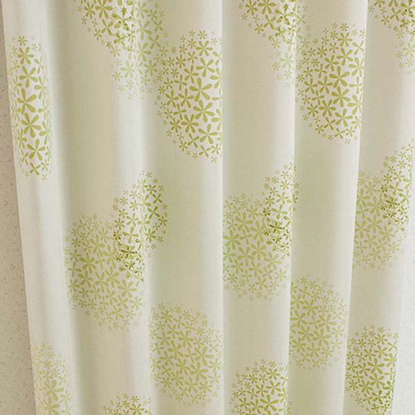 北欧デザインオーダーカーテンのAD1145（シオン）グリーン