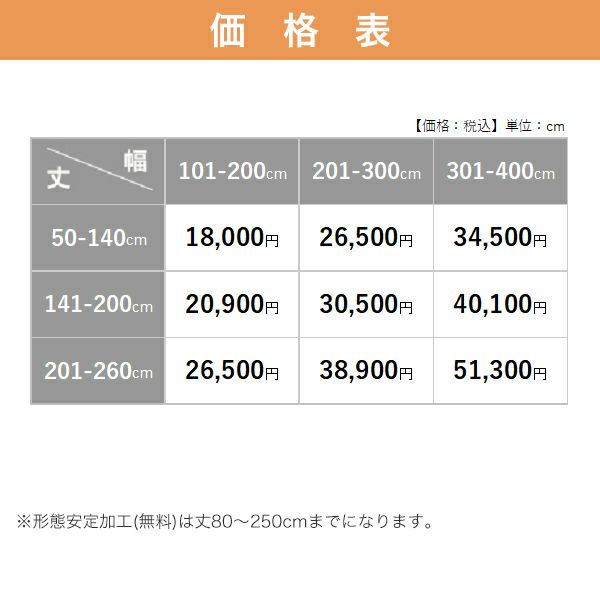 防炎オーダーカーテン 「BE6063」 曲線 立体感 シック ベーシックの価格表