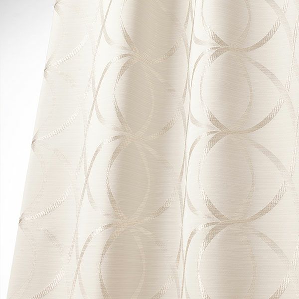 オーダーカーテン 「BE5917-5918」 曲線 ラメ 上品のイメージ画像