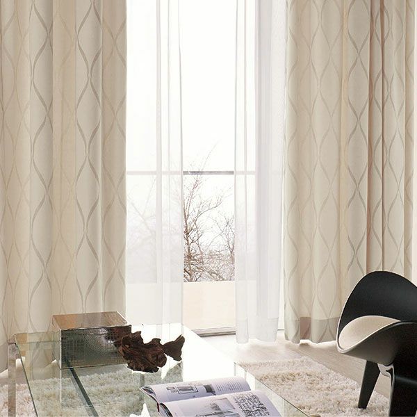 オーダーカーテン 「BE2140-2141」 流線 光沢 シックのBE2141