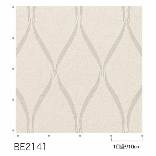 オーダーカーテン 「BE2140-2141」 流線 光沢 シックのBE2141のリピート