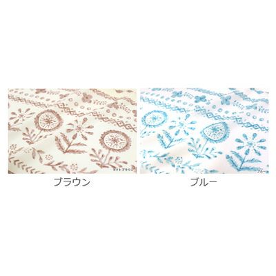 既製品 カフェカーテン CF3010 水彩画風の濃淡のあるプリントがシャビーな雰囲気のシリーズ 幅105cmx丈45cm(1枚入り)の生地画像