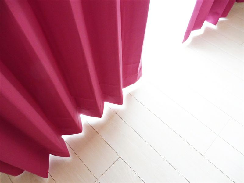 既製 カーテン レースセット　「ビビットP」　遮光　幅100cmｘ丈205cm(4枚入り)のイメージ画像02