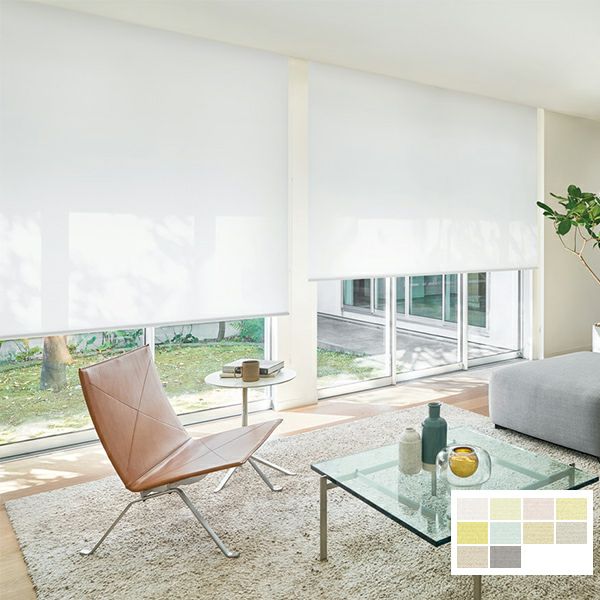 幅広の遮熱・洗える防炎ロールスクリーン/ニチベイ リーチェ遮熱のサムネイル画像