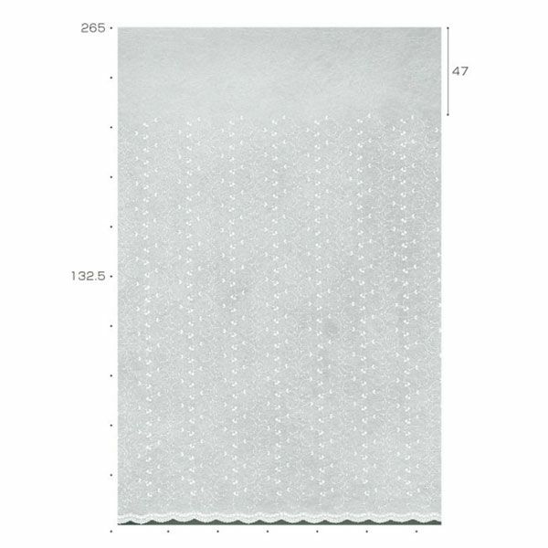 オーダーレース（絵羽柄）カーテン 「BE1699」のリピート