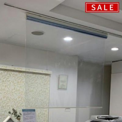 【期間限定SALE】透明ロールスクリーン【非防炎】/塩化ビニール素材で飛沫感染対策・予防のサムネイル画像