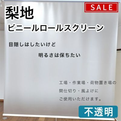 【期間限定SALE】梨地・防炎ビニールロールスクリーンのサムネイル画像