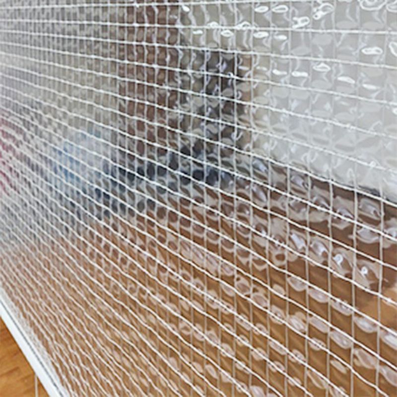 【期間限定SALE】糸入り・防炎ビニールロールスクリーンのアップ画像